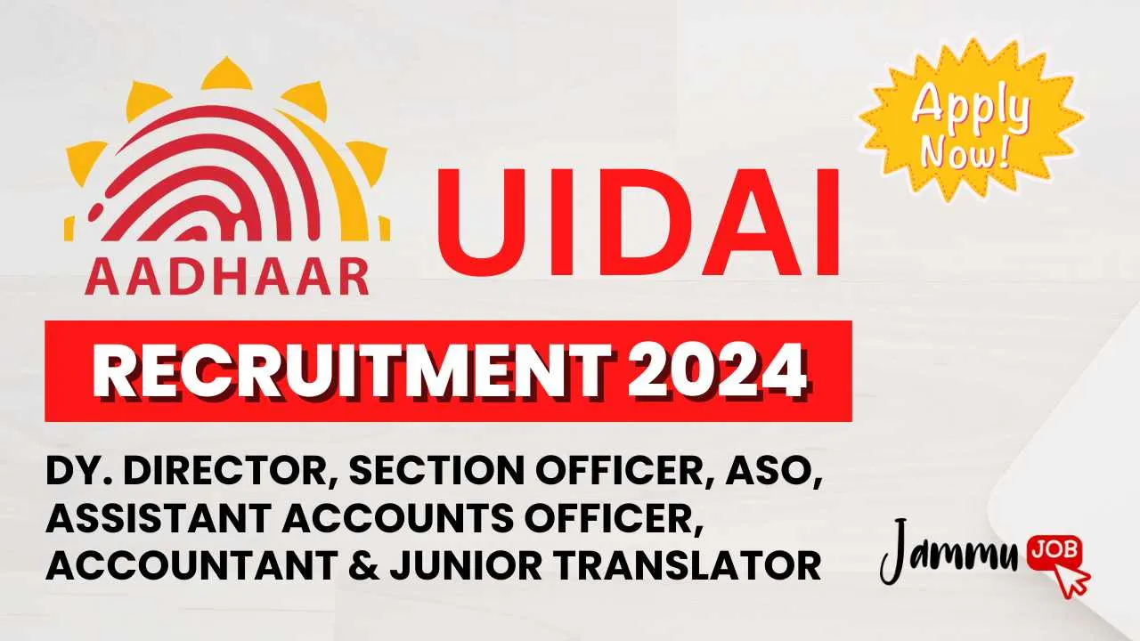 uidai recruitment 2024