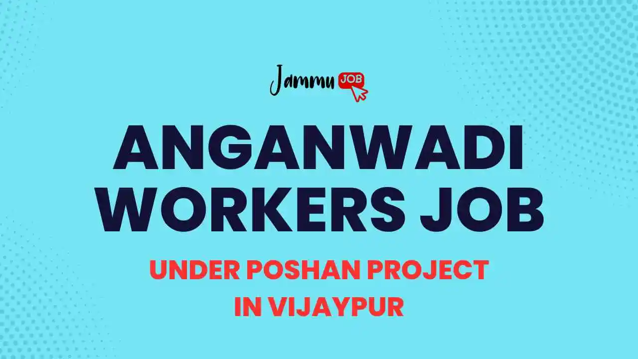 Anganwadi Workers Job