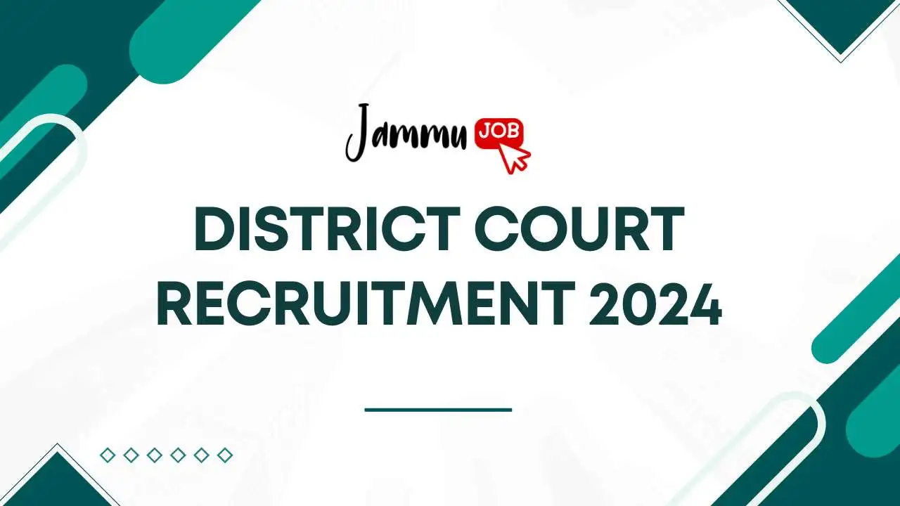 District Court Recruitment 2024